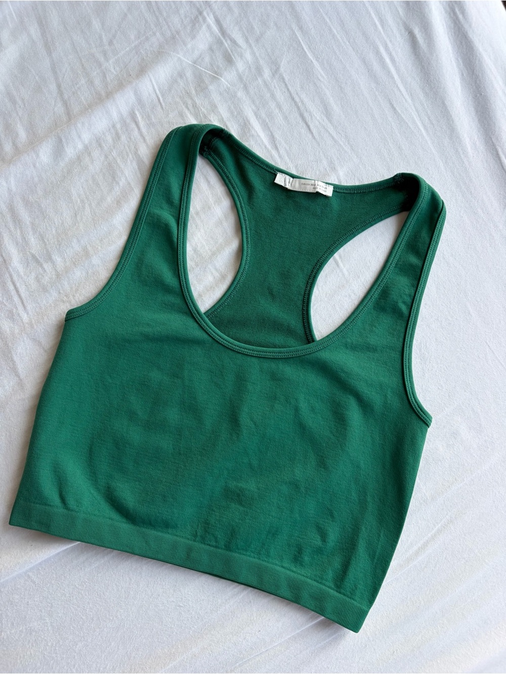 Zara crop tank top